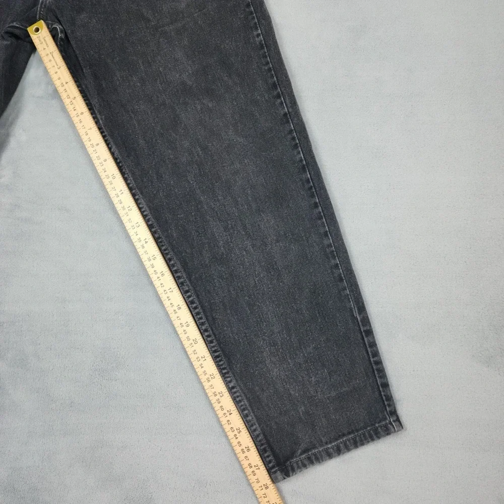 Vintage Levis 560 Loose Fit Jeans Mens Size 34x30 Black Baggy Tapered Denim Y2K